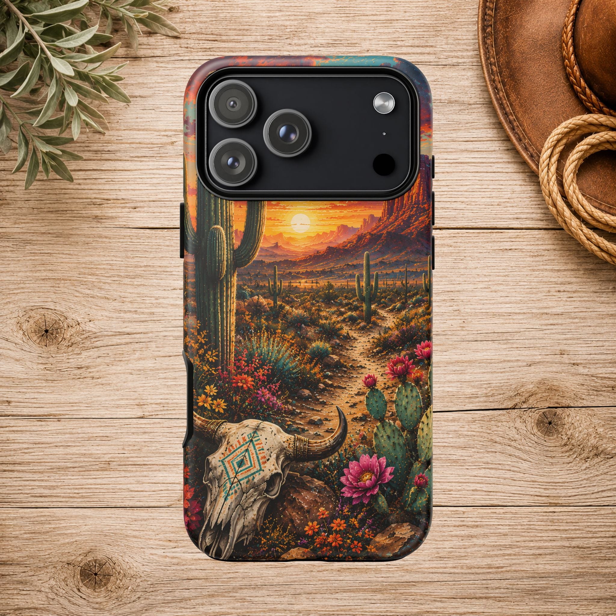 Southwest Desert Sunset Phone Case