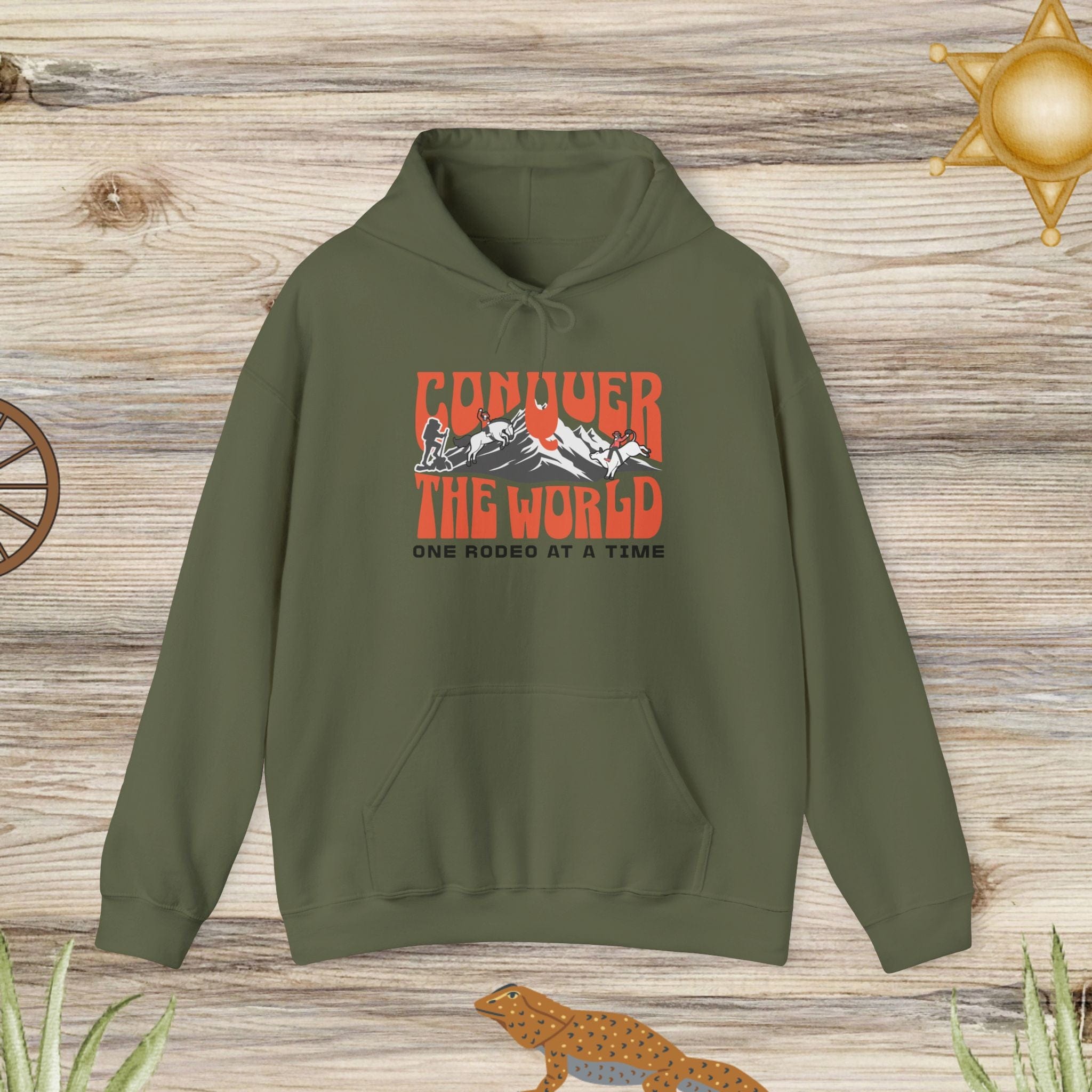 Unisex Hoodie -Conquer the World