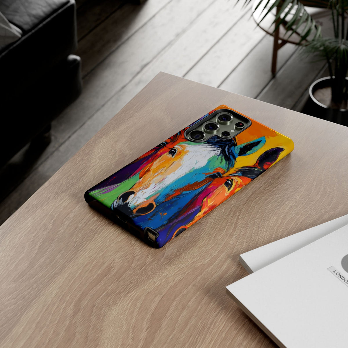Colorful Horse Head Phone Case