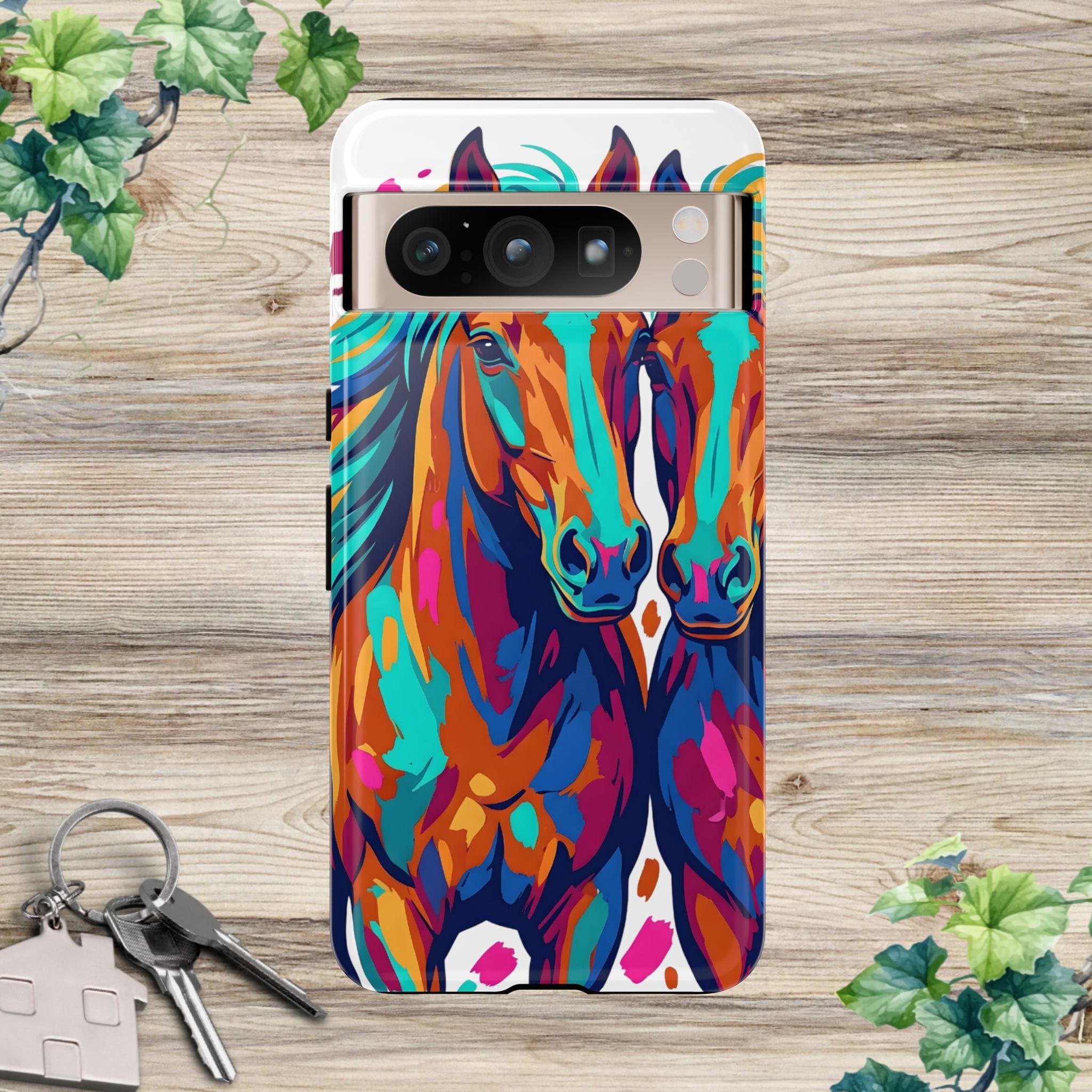 Vibrant Pop Art Equine Phone Case