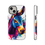 Color Splash Donkey Phone Case
