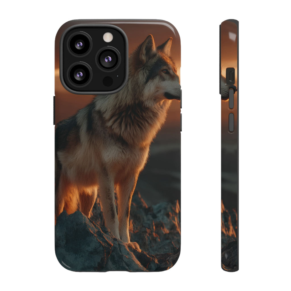 Wolf Sunset Phone Case