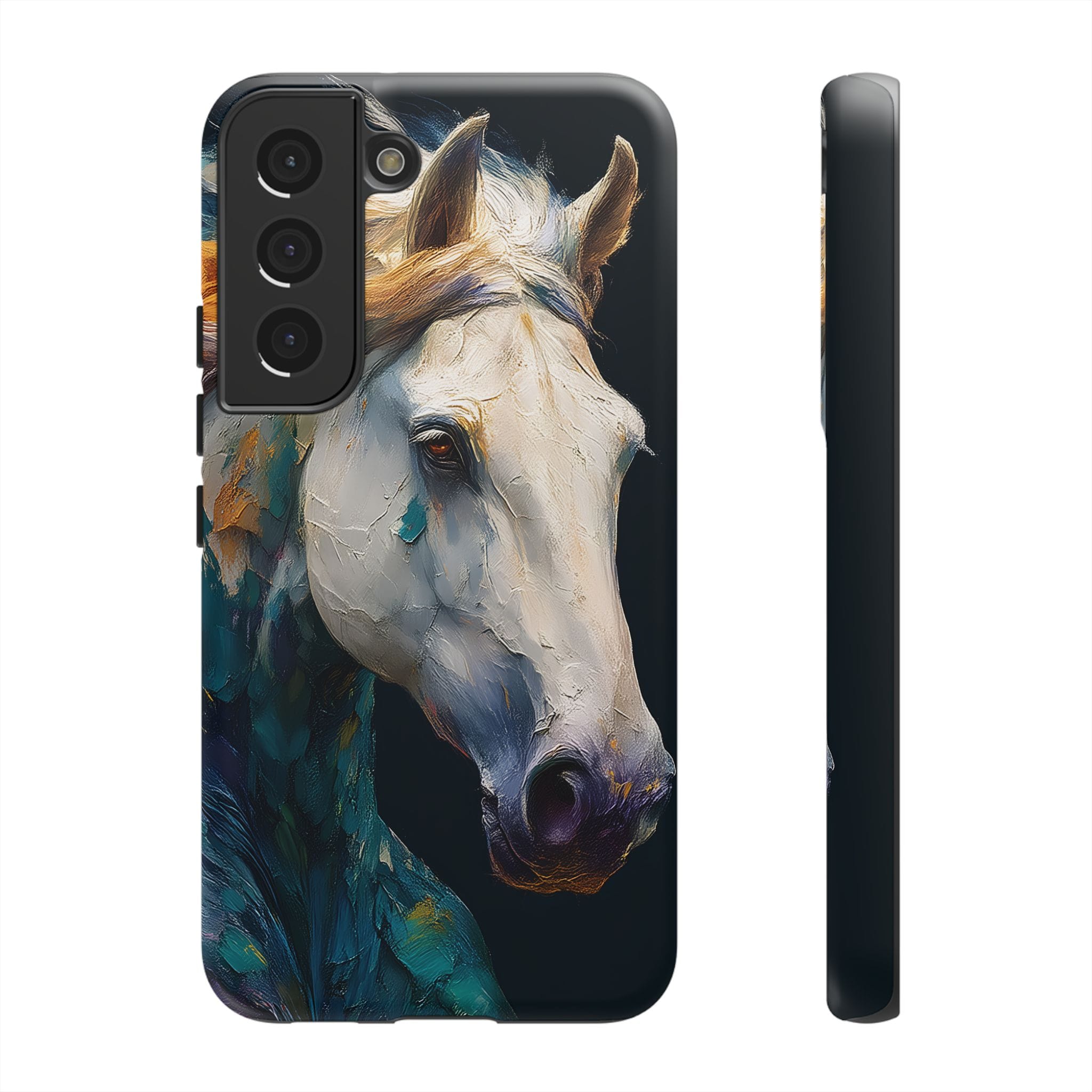 White Horse Art Phone Case