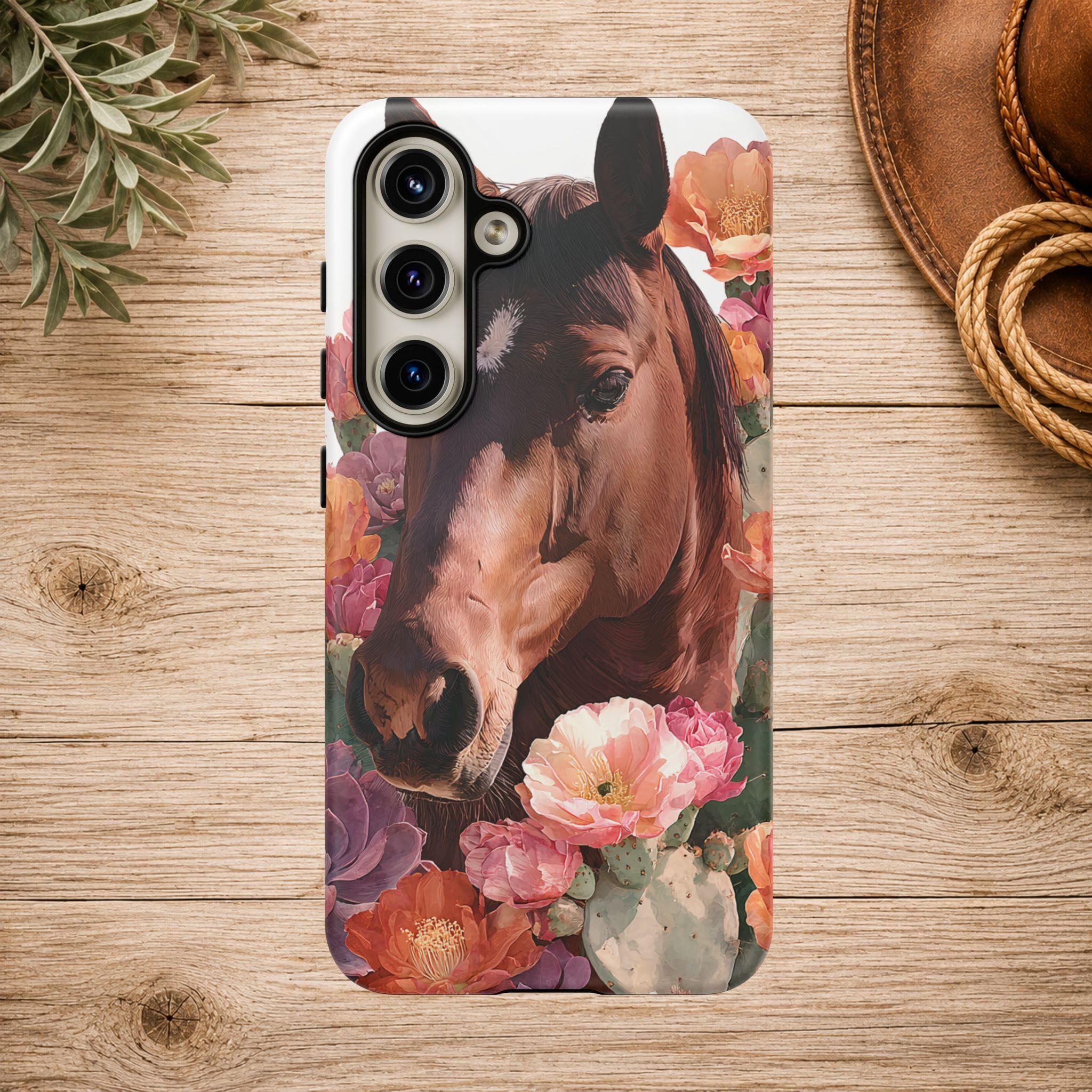 Horse Floral Phone Case