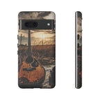 Guitar in a Wet Field -Phone Case