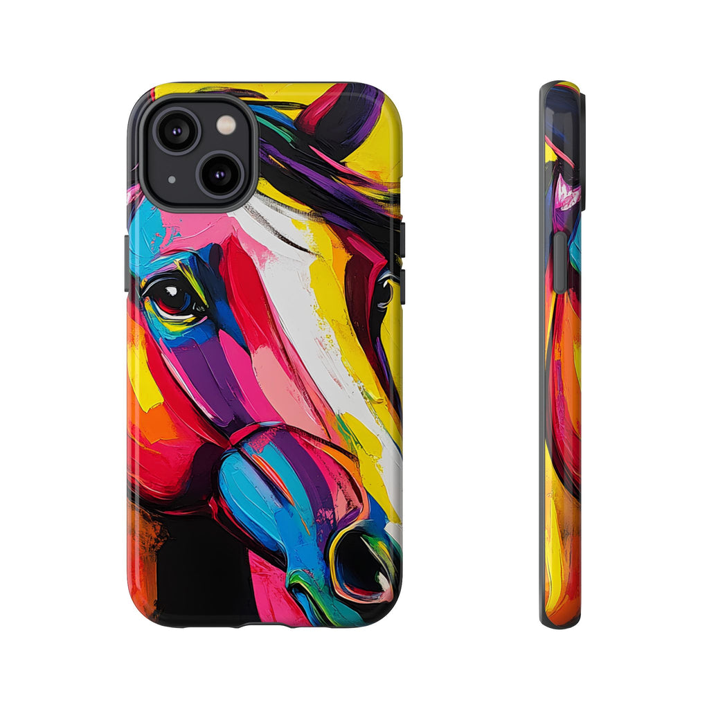 Abstract Colorful Horse Phone Case