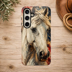 Patriotic White Horse Phone Case