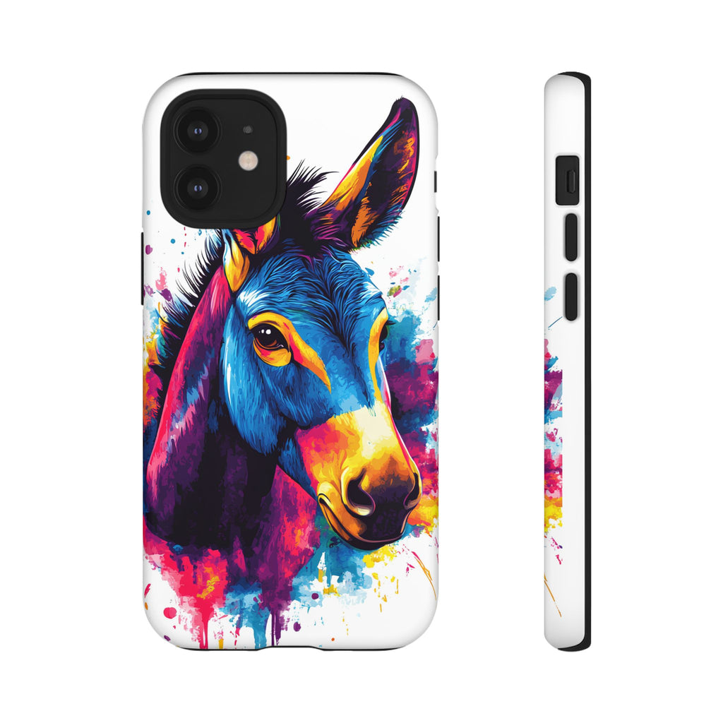 Color Splash Donkey Phone Case
