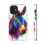 Color Splash Donkey Phone Case