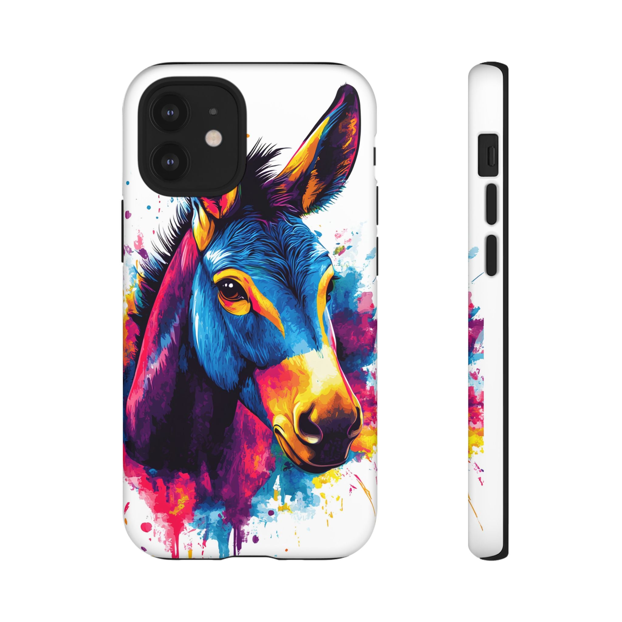Color Splash Donkey Phone Case