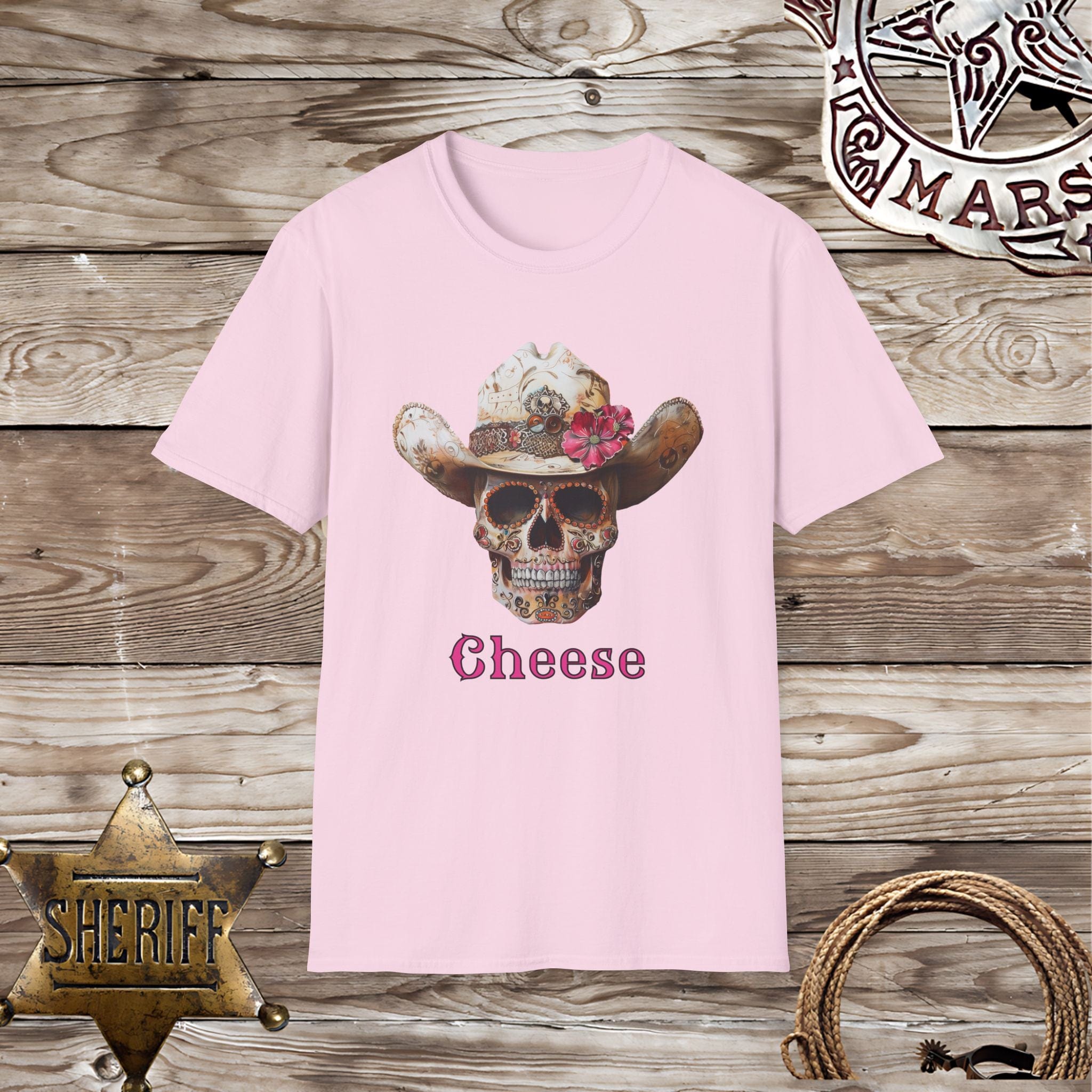 Skeleton Head Cheese-T-Shirt