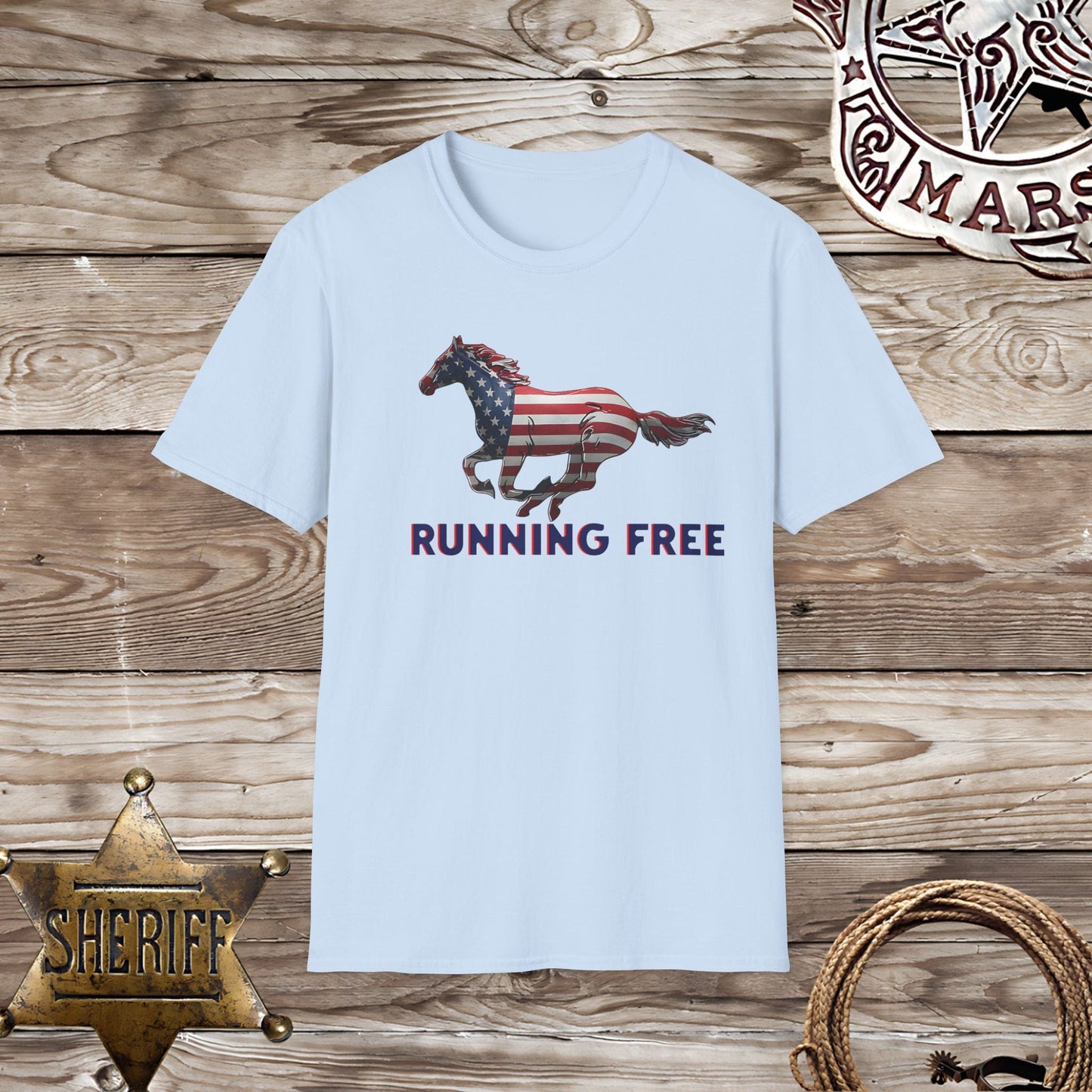 Softstyle Unisex T-Shirt: Running Free