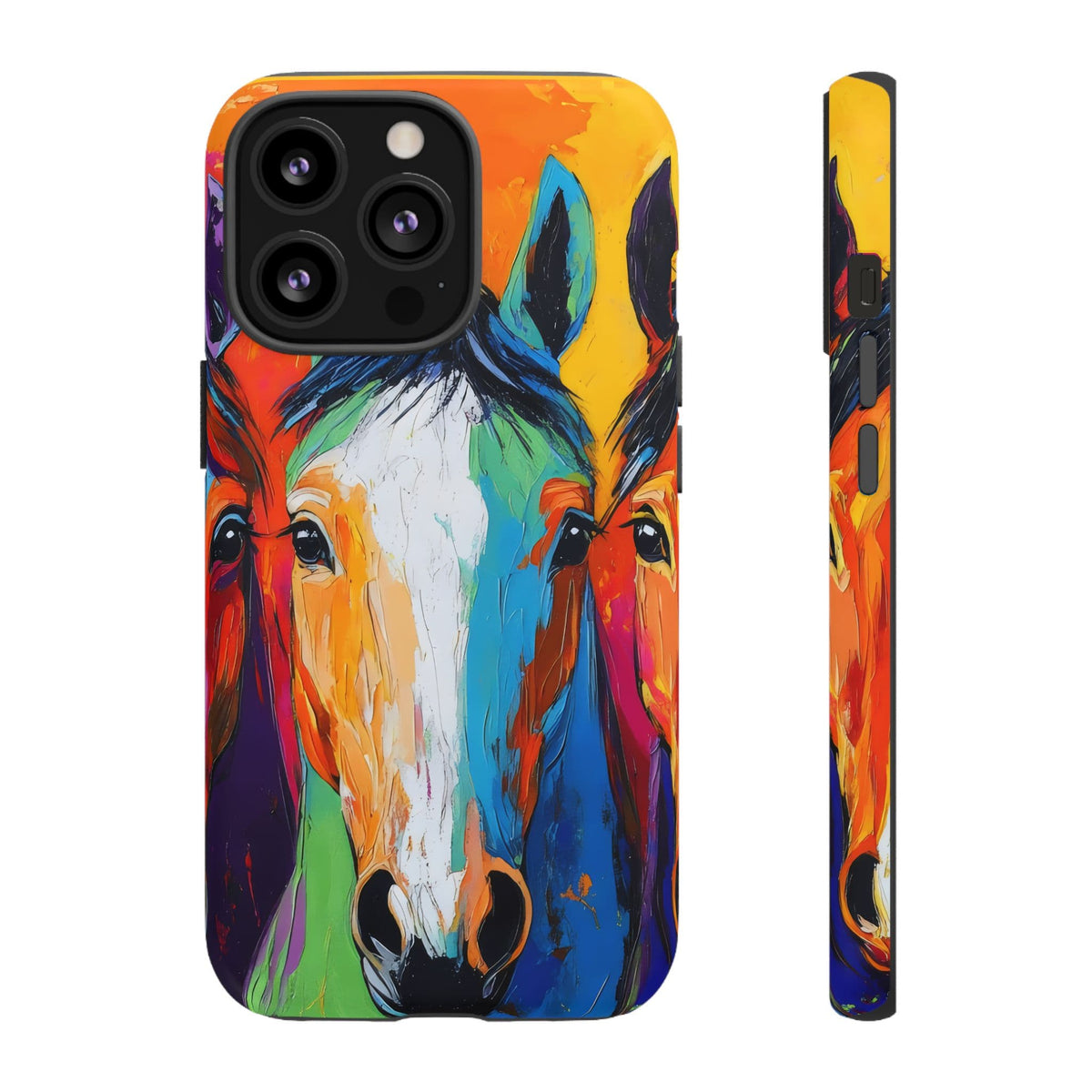 Colorful Horse Head Phone Case