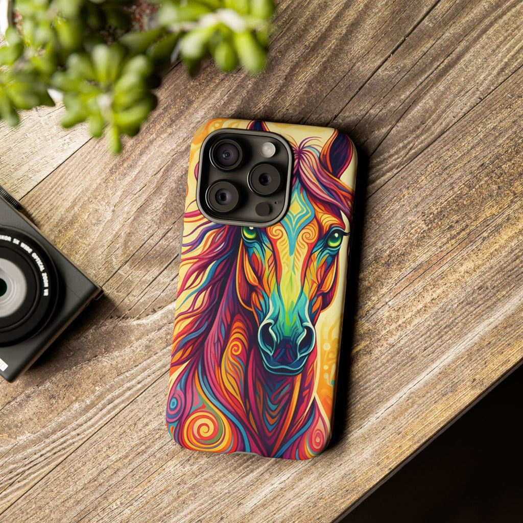 Vibrant Swirl Stallion - Phone Cover