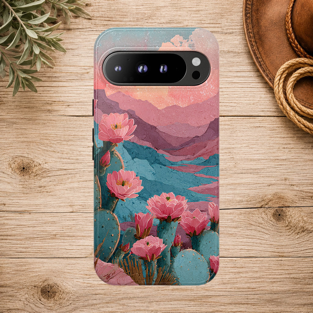 Desert Bloom Sunset Phone Case