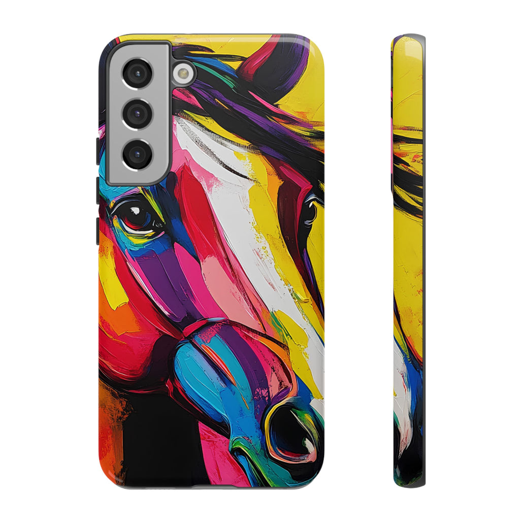 Abstract Colorful Horse Phone Case