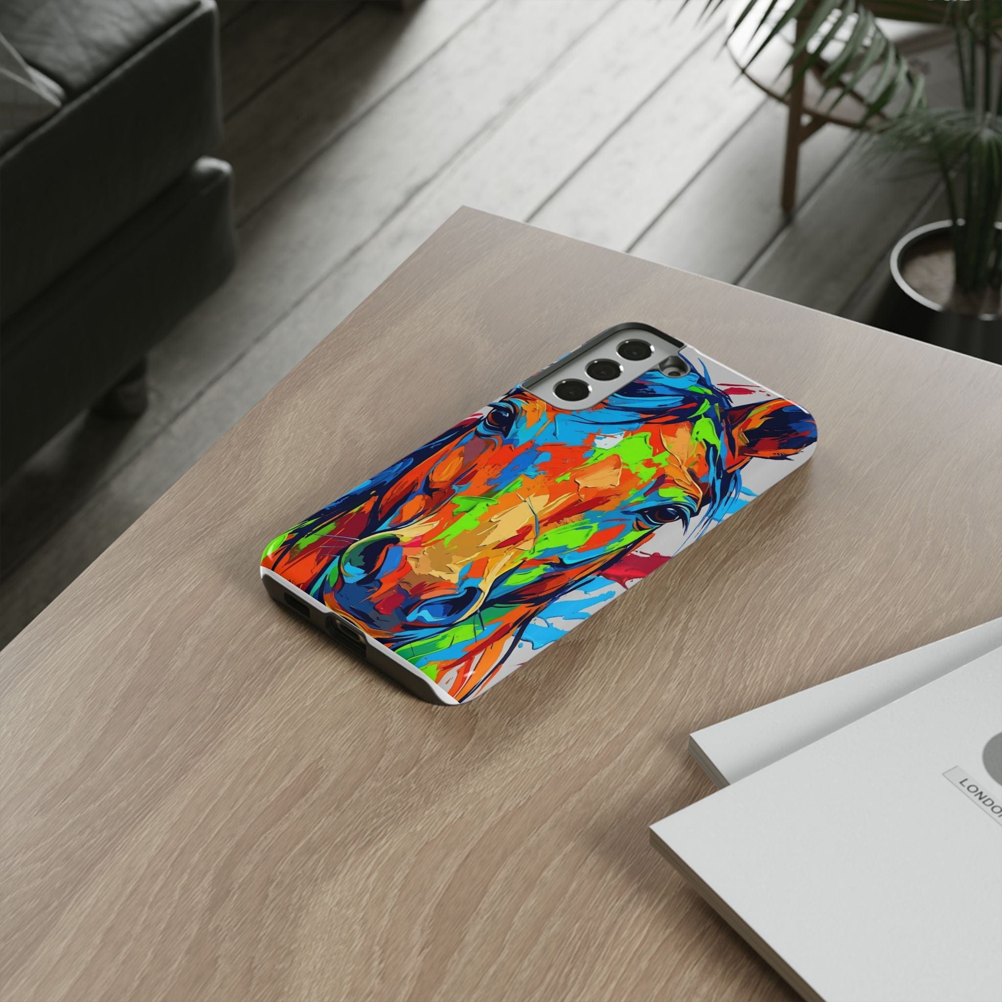 Colorful Abstract Horse Phone Case