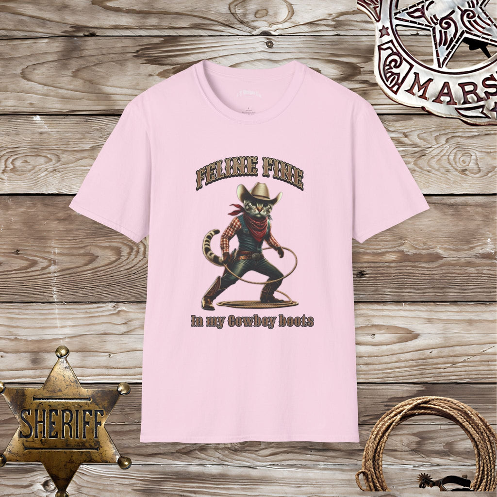 Feline Fine-T-Shirt