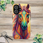Vibrant Swirl Stallion - Phone Cover