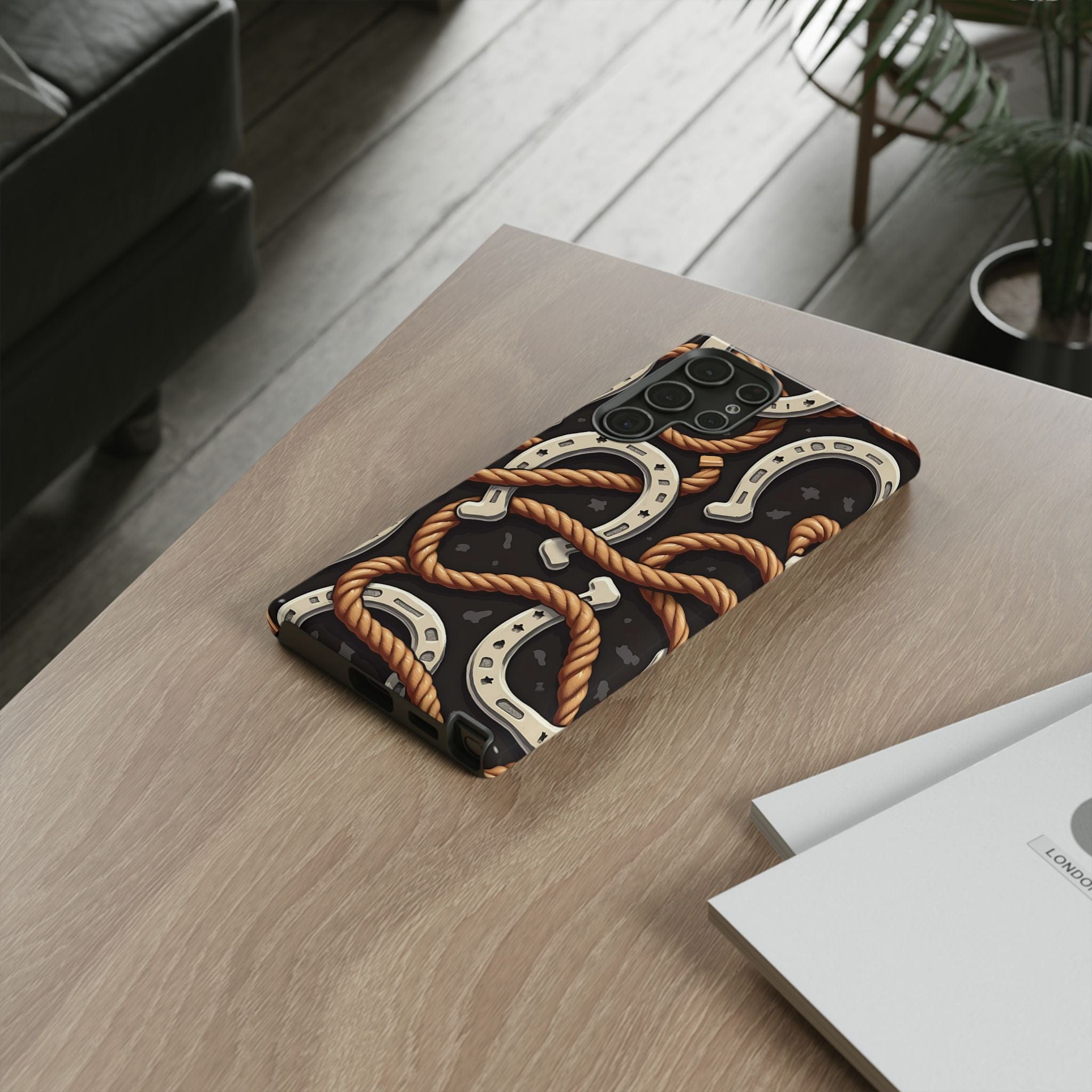 Horseshoes and Ropes-Phone Case