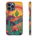 Desert Sunset Cactus Phone Case