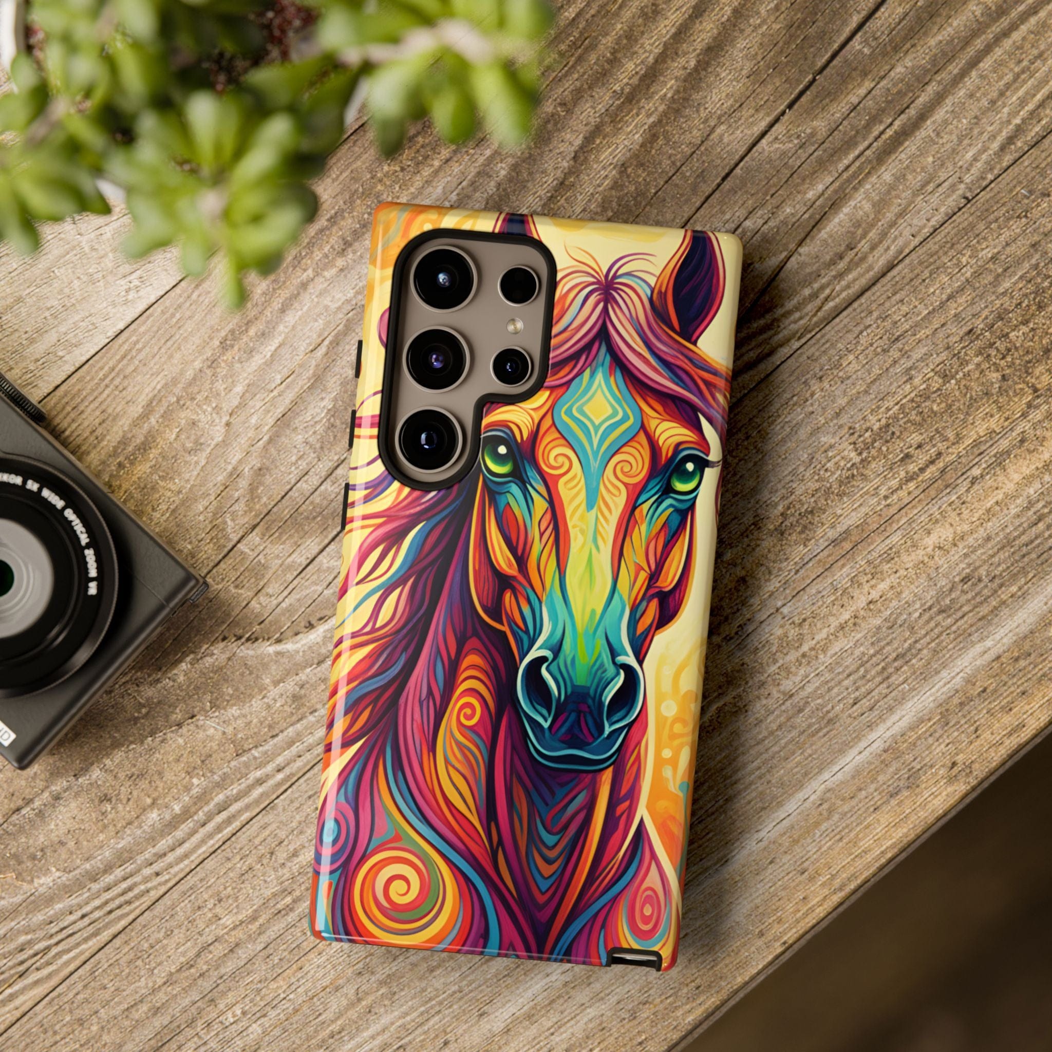 Vibrant Swirl Stallion - Phone Cover