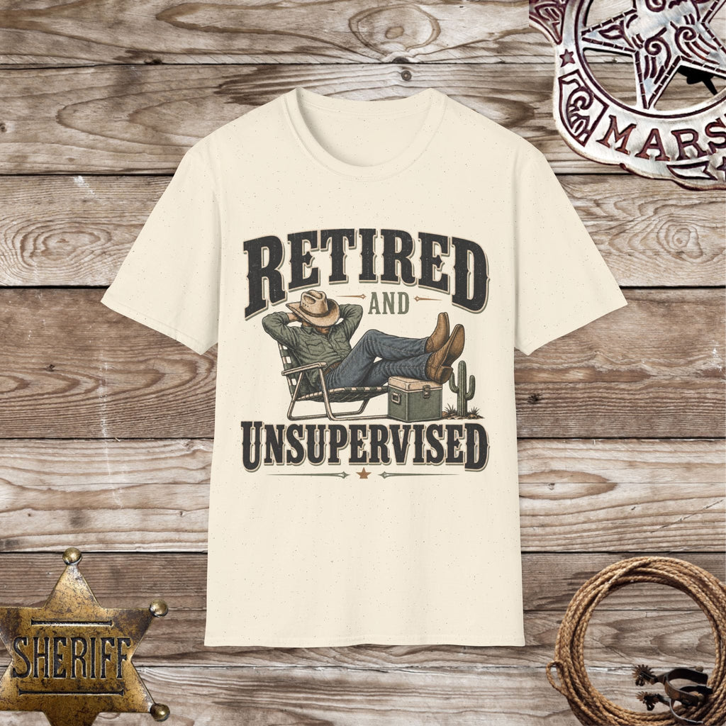 Retired and Unsupervised T-Shirt