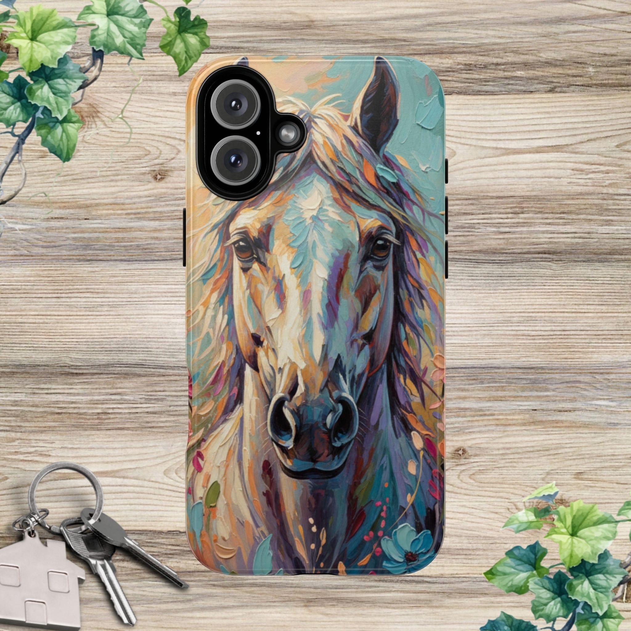 Blooming Spirit Horse Phone Case