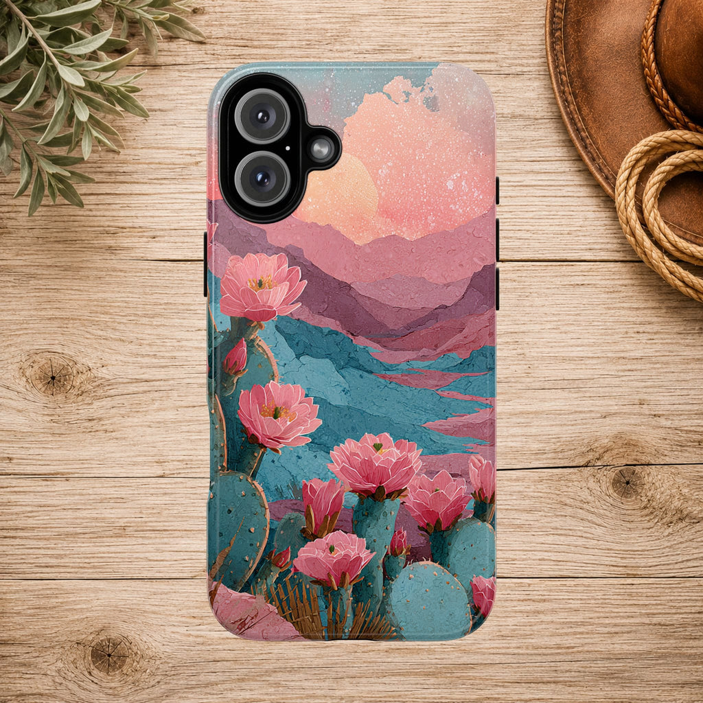 Desert Bloom Sunset Phone Case