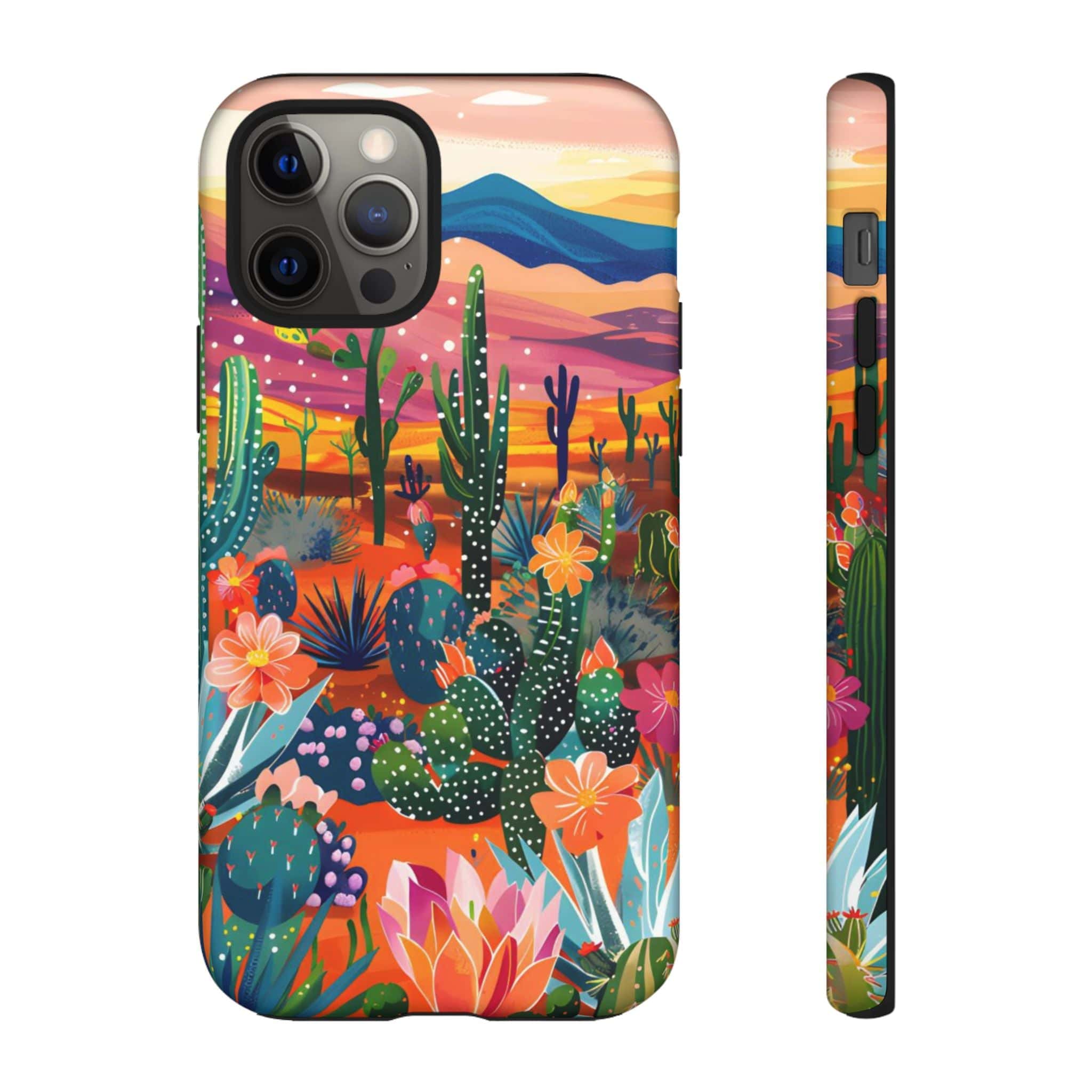 Colorful Cactus Phone Case