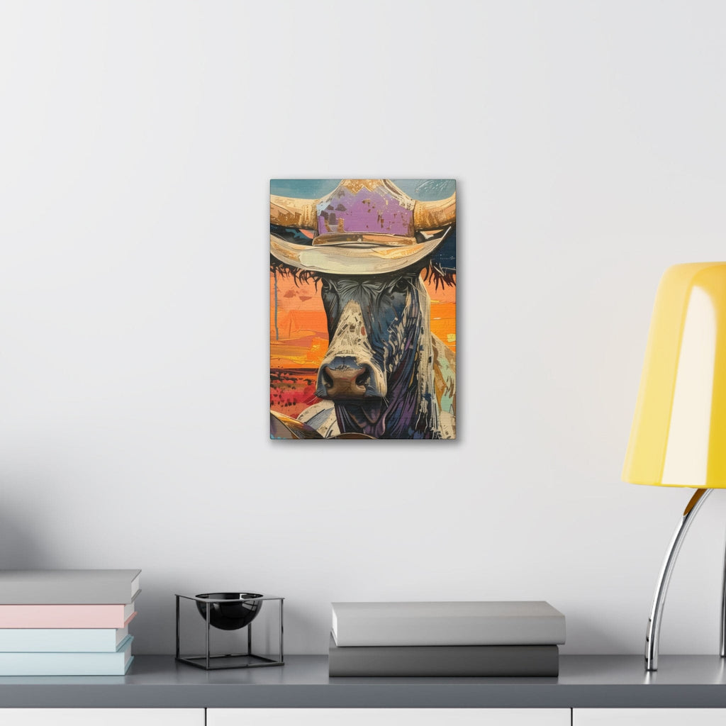Canvas Stretched, Cow Hat