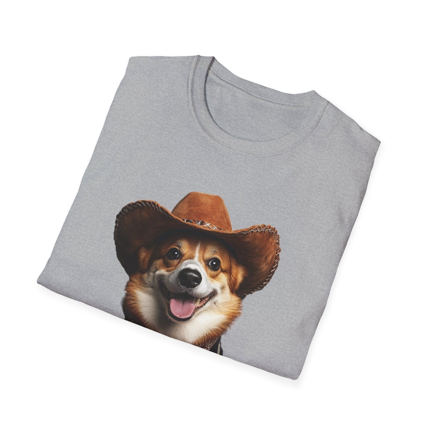 Softstyle Unisex T-Shirt: Corgi I'm the Cute one