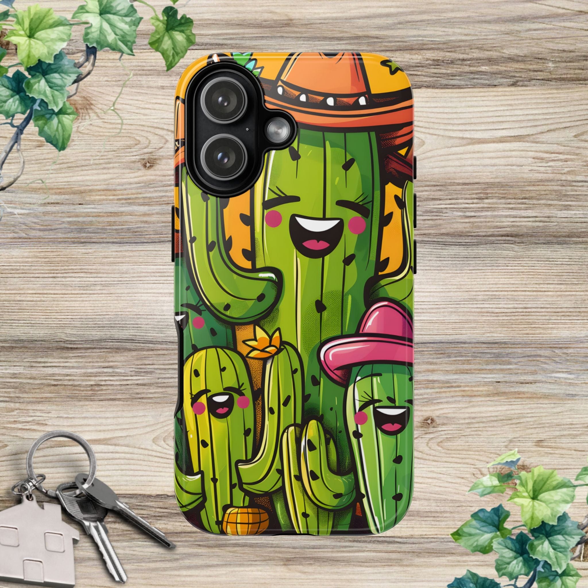 Happy Cactus Crew Phone Case