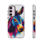 Color Splash Donkey Phone Case