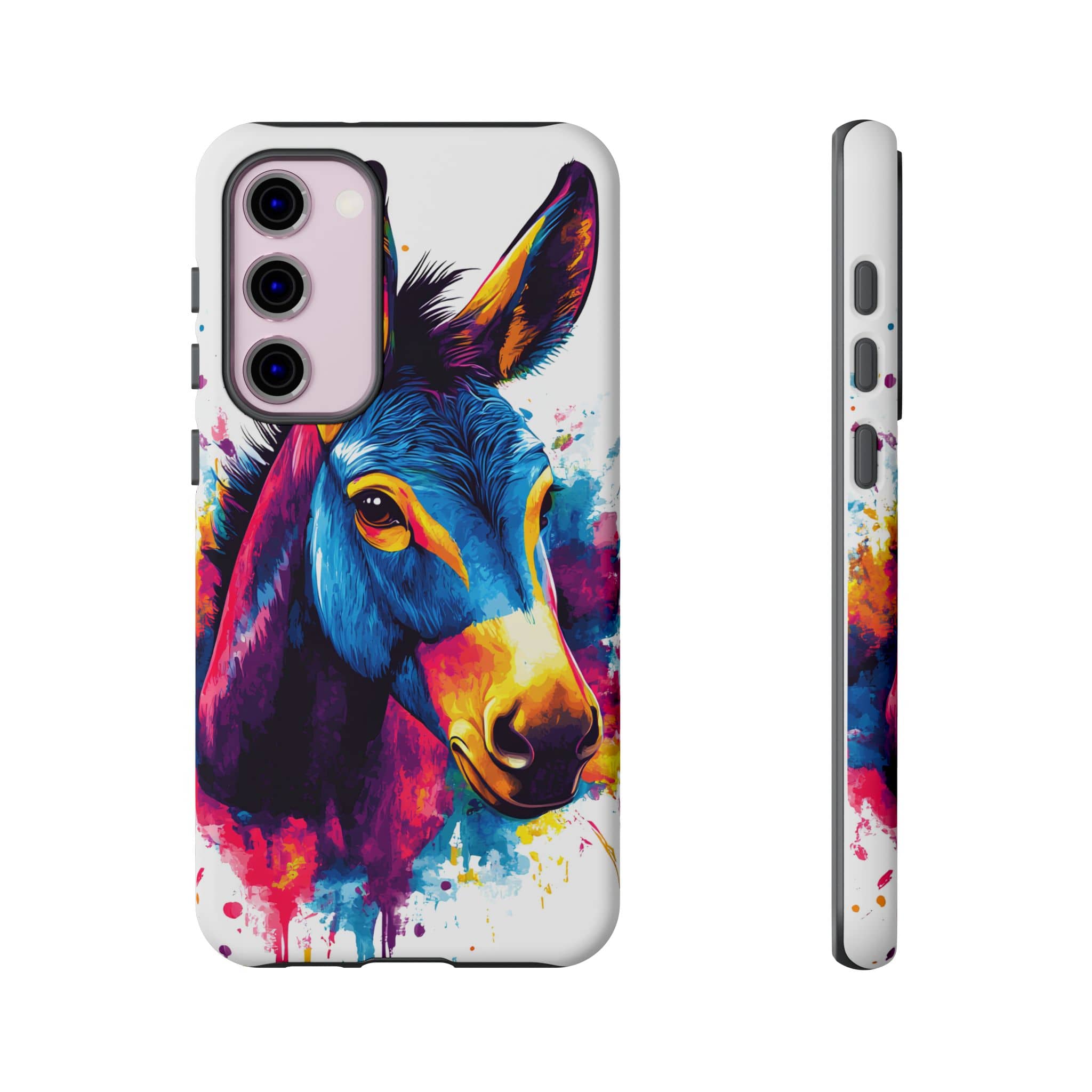 Color Splash Donkey Phone Case