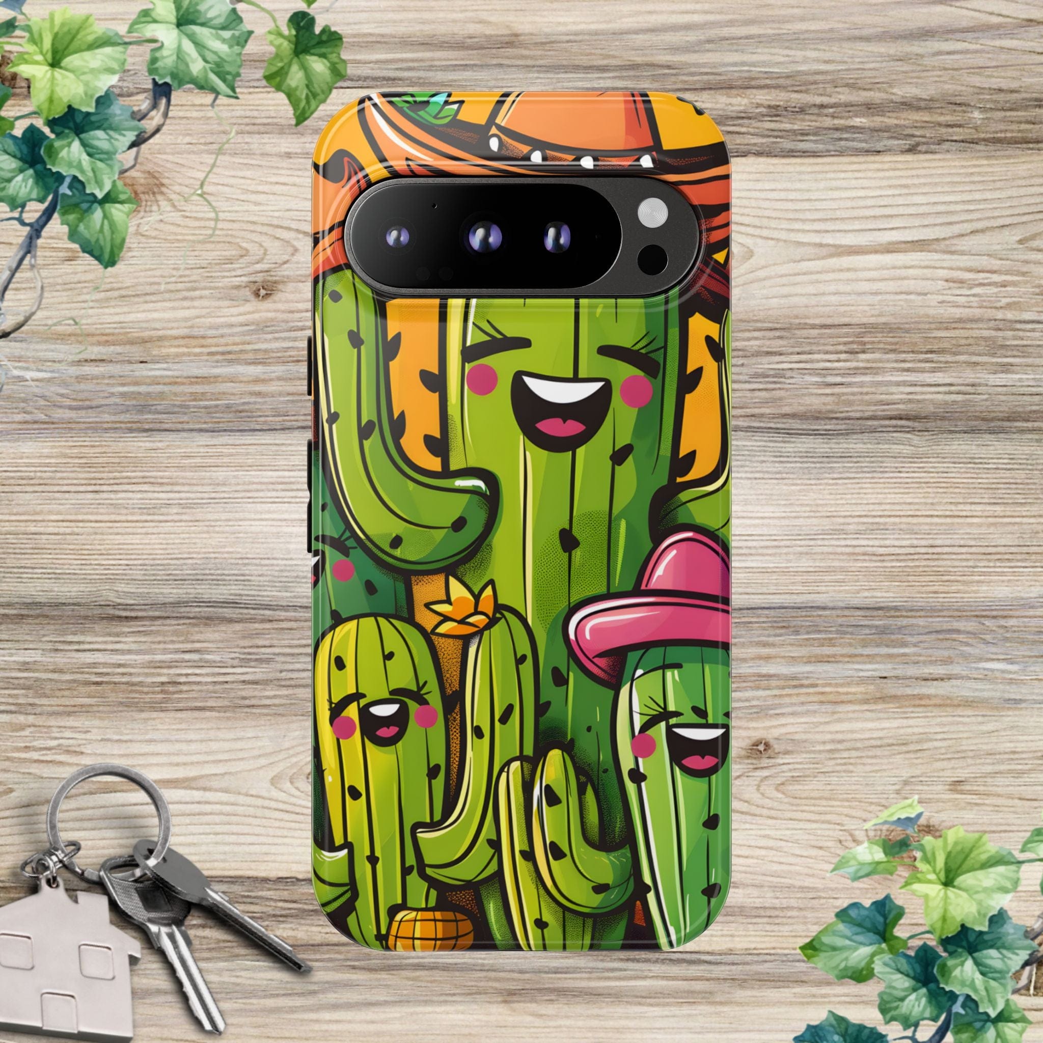 Happy Cactus Crew Phone Case
