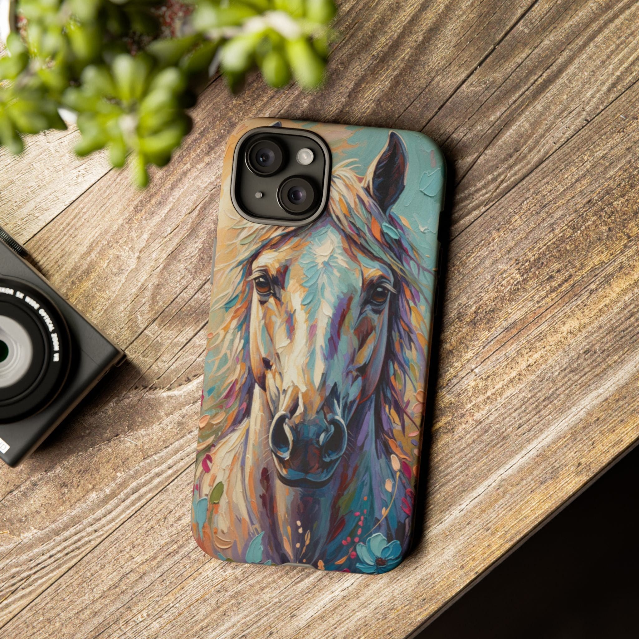 Blooming Spirit Horse Phone Case