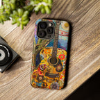 Floral Guitar- Phone Case