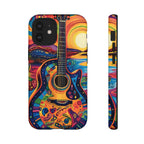 Psychedelic Sunset Guitar Phone Case