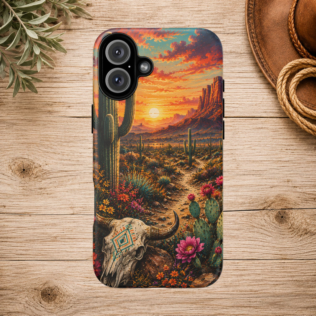 Southwest Desert Sunset Phone Case