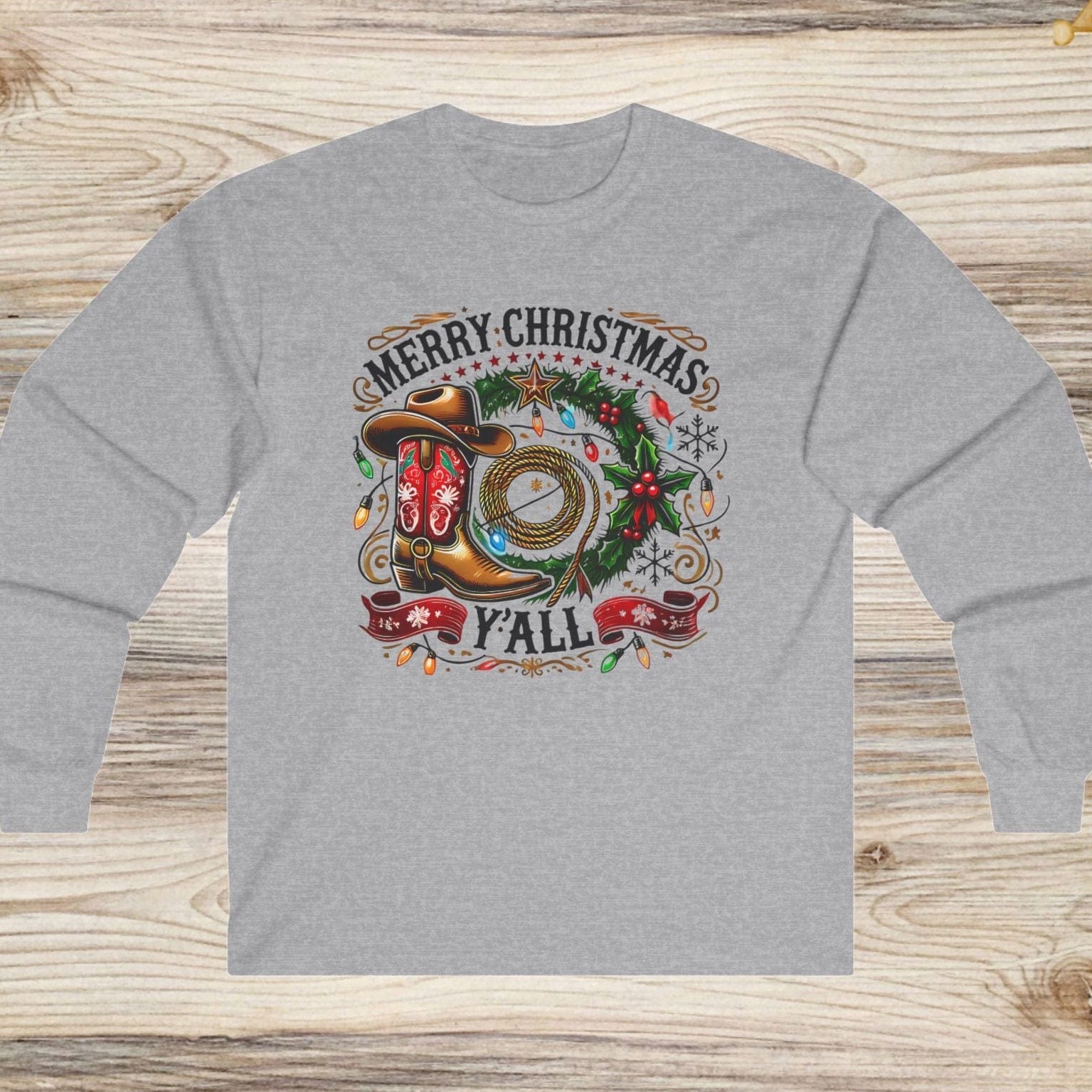 Unisex Long Sleeve Tee -Merry Christmas