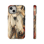 Patriotic White Horse Phone Case