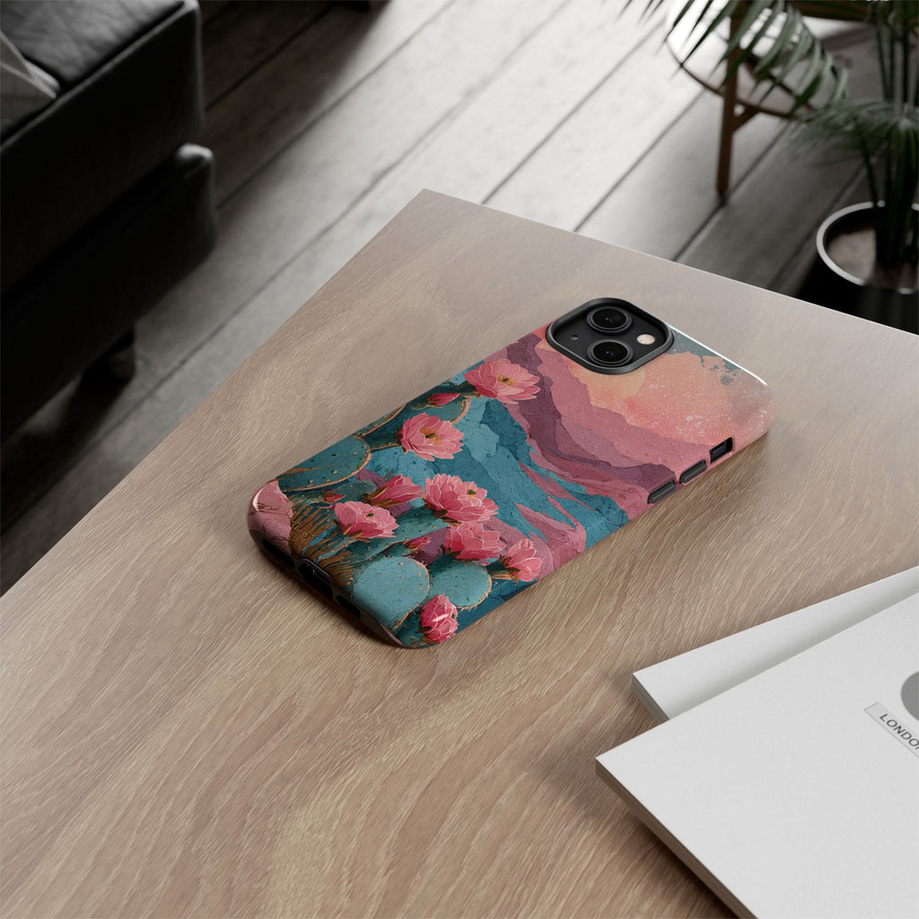 Desert Bloom Sunset Phone Case
