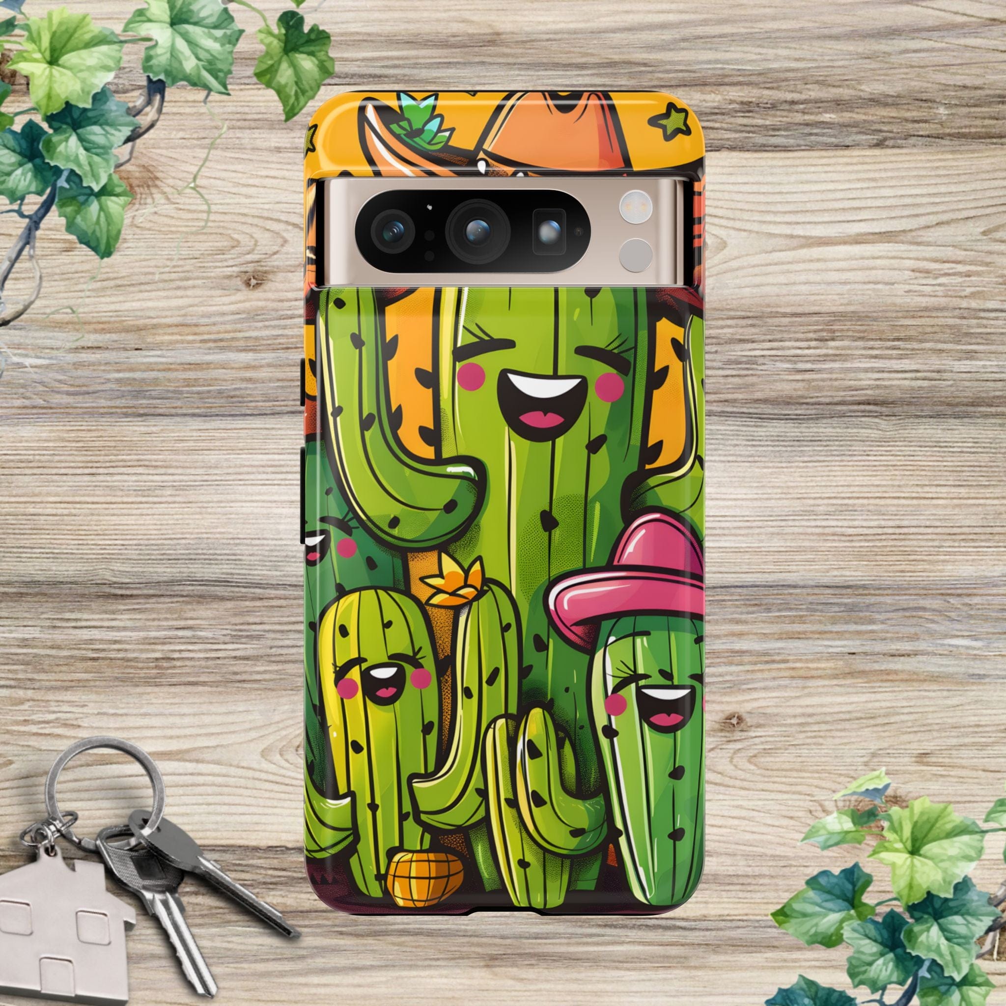 Happy Cactus Crew Phone Case