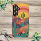 Desert Sunset Cactus Phone Case