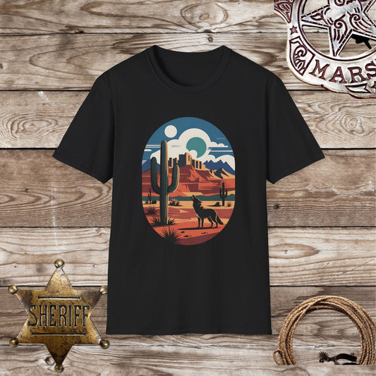 Softstyle Unisex T-Shirt - Desert Landscape Vibes