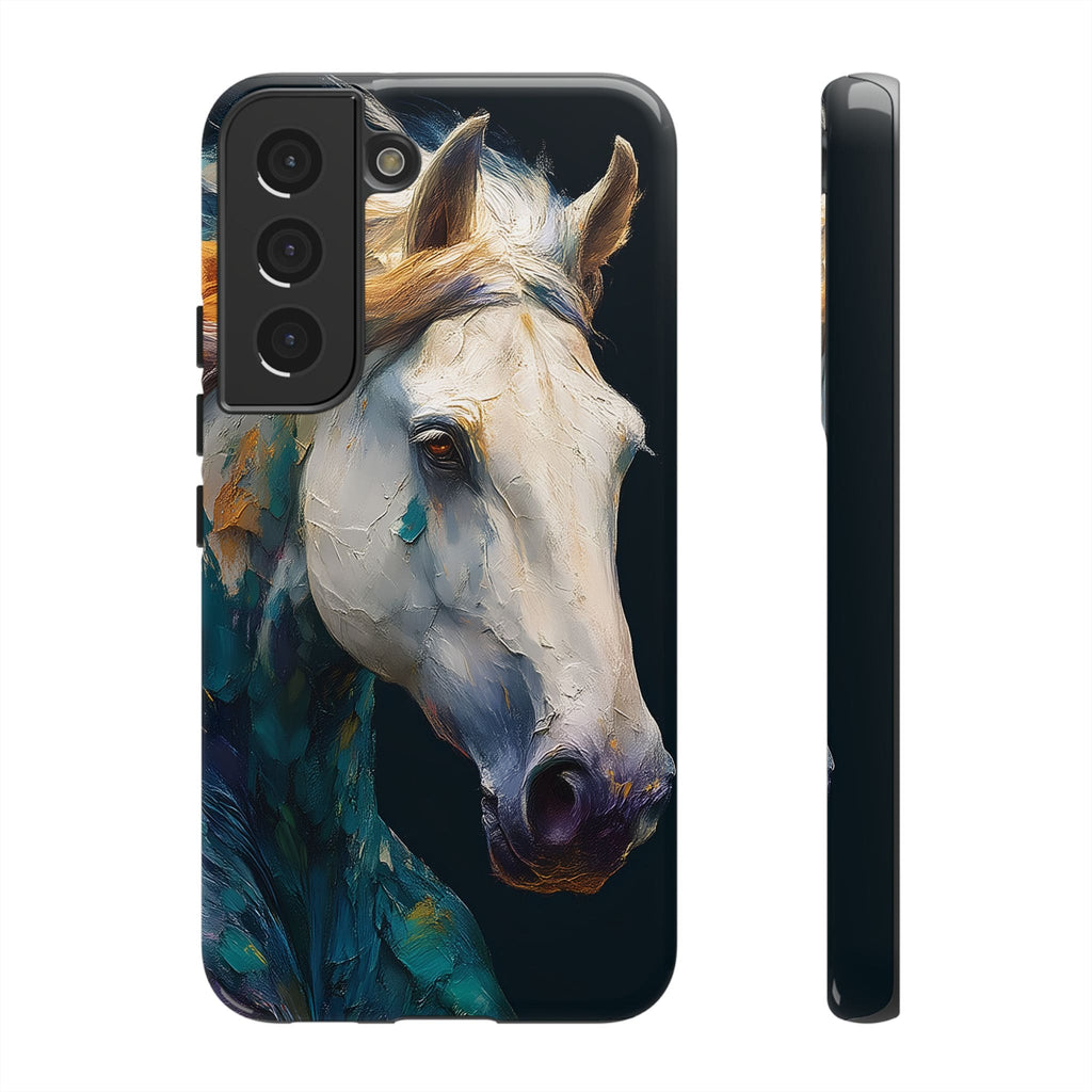 White Horse Art Phone Case