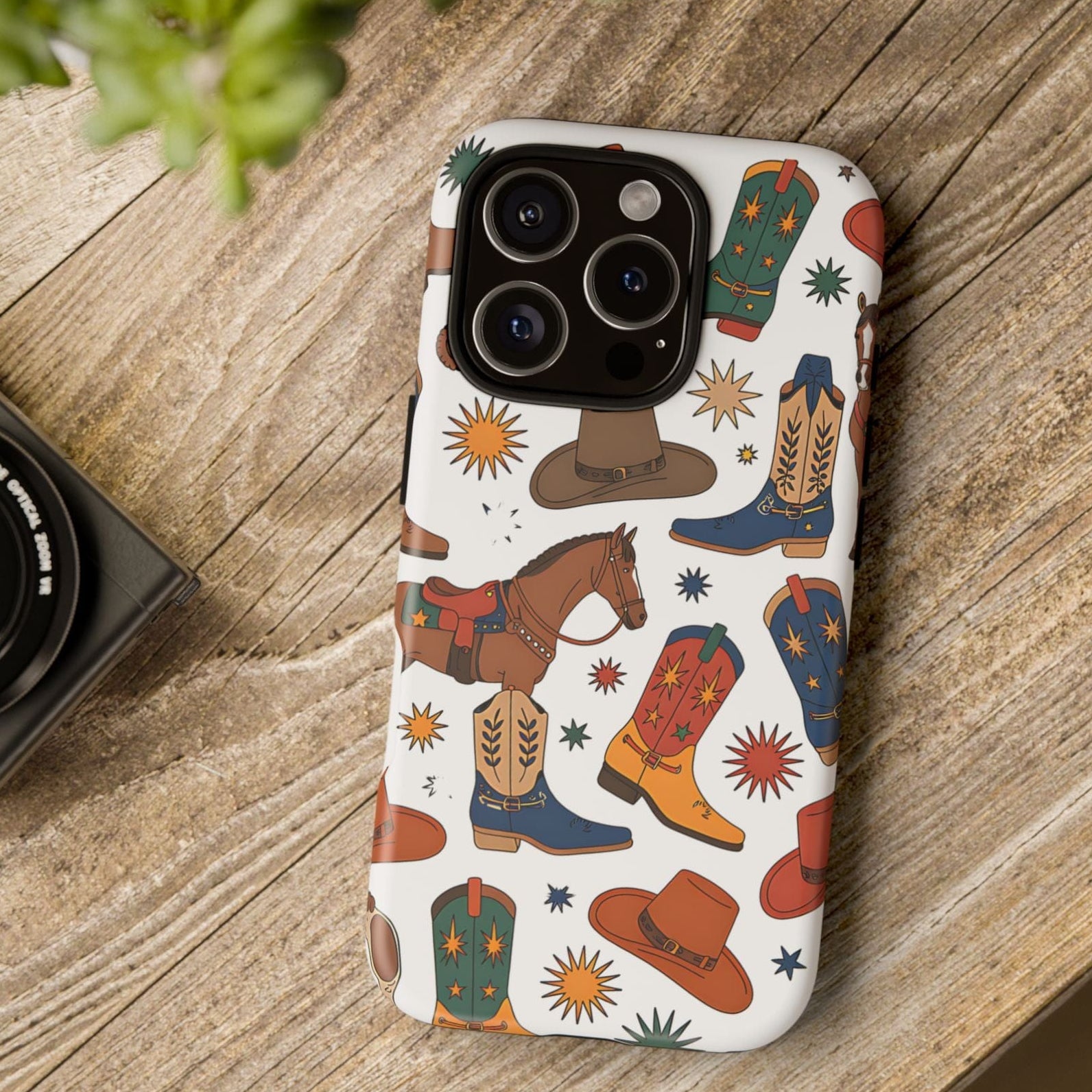 Cowboy Boots, Hats & Horses Phone Case
