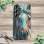 Colorful Horse Head – Turquoise