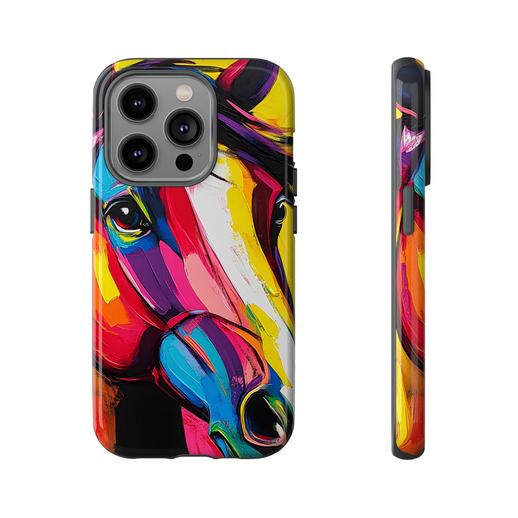 Abstract Colorful Horse Phone Case
